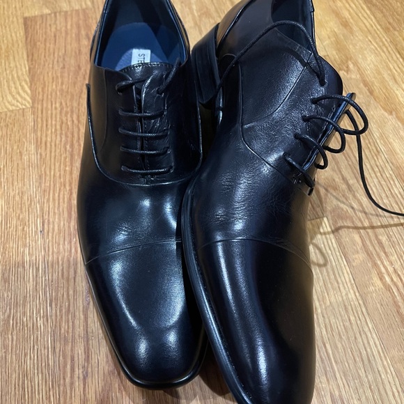 New Steve Madden Byrne Oxford shoes Black Sz 12
